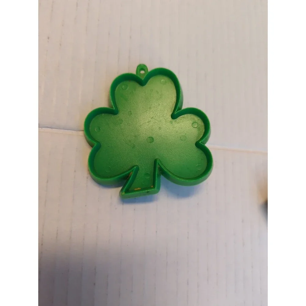 Hallmark Cards Shamrock Clover Cookie Cutter St. Patrick's Day Plastic 1979 Vtg